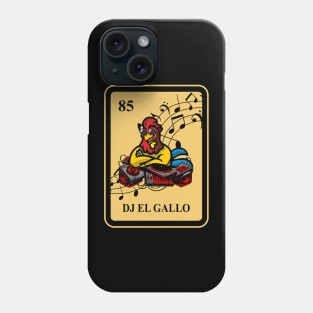 Mexican DJ El Gallo lottery traditional Music Bingo Card Phone Case