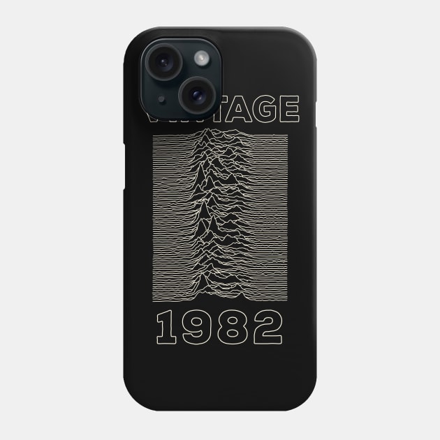 Vintage 1982 - Unknown Pleasures Phone Case by marieltoigo