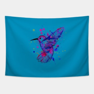 Hummingbird Splatter Tapestry