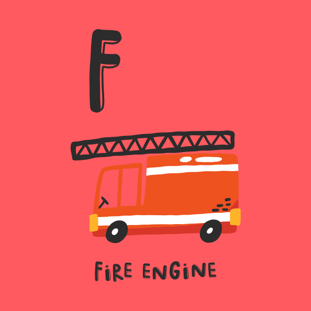 Fire Engine F by JunkyDotCom