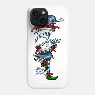 JAZZY JINGLES: Bells Blue Bright Christmas Elf Green Jingles Merry Red Phone Case