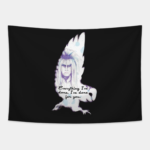 White Owl Tapestry by LVBart