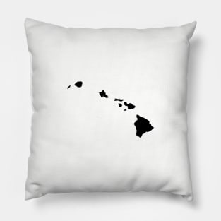 Hawaii Black Pillow