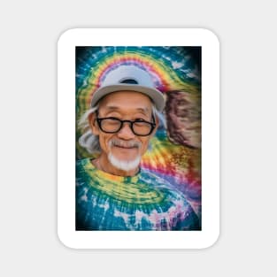 Tye Dye Grandpa Magnet