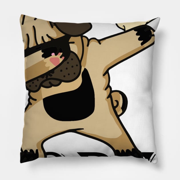 Bone?? Nope, Funny Dog Pillow by FatTize