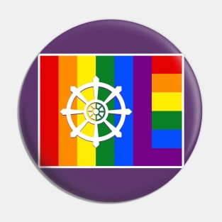 Rainbow Dharma Pin