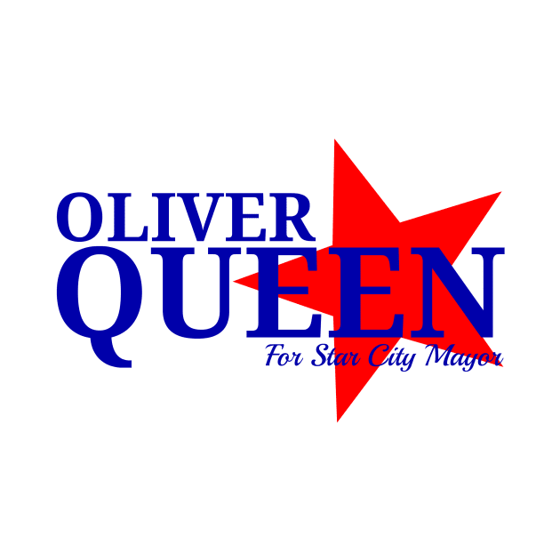 Oliver Queen For Star City Mayor - Patriotic Colors Design by FangirlFuel