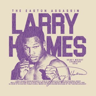 Larry Holmes Vintage - Purple T-Shirt