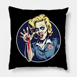 Propagandead: Talk to the Hand Pillow