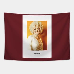 The Sun Tarot Card - Dolly Parton Tapestry