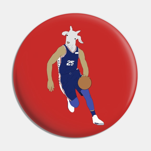 Ben Simmons, The GOAT Pin by rattraptees