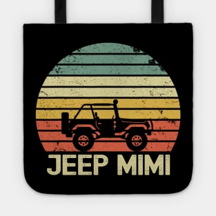 Jeep Mimi Vintage Jeep Retro Jeep Sunset Jeep Jeep Mom Jeep Women Tote