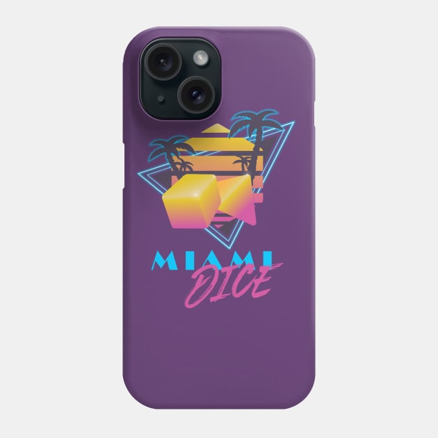 Miami Dice | Boardgames Phone Case by JustSandN