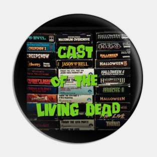 Cast of the Living Dead Logo Pin