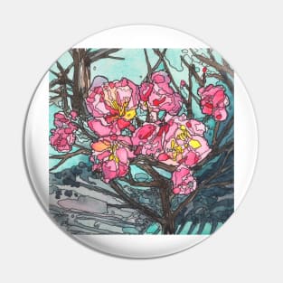 Pink cherry blossoms Pin