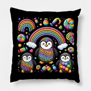 Candy Penguins II Pillow
