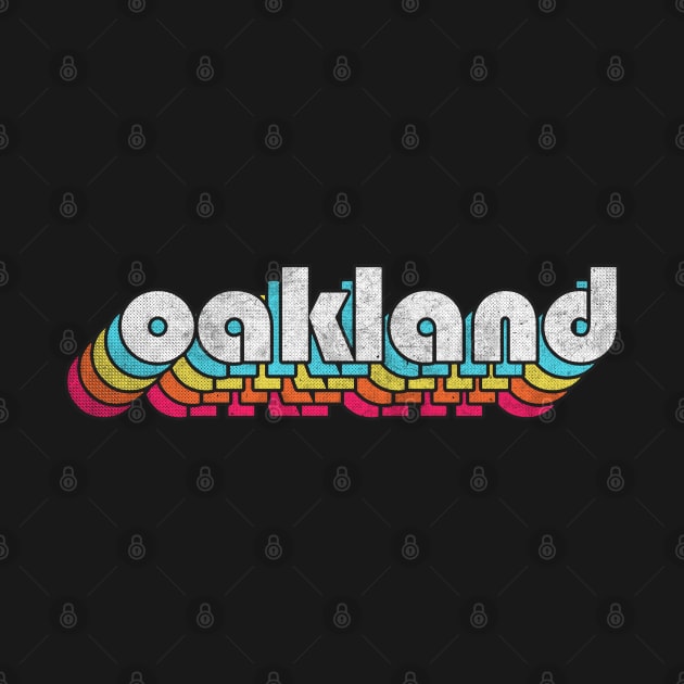 Oakland // Retro Typography Design by DankFutura