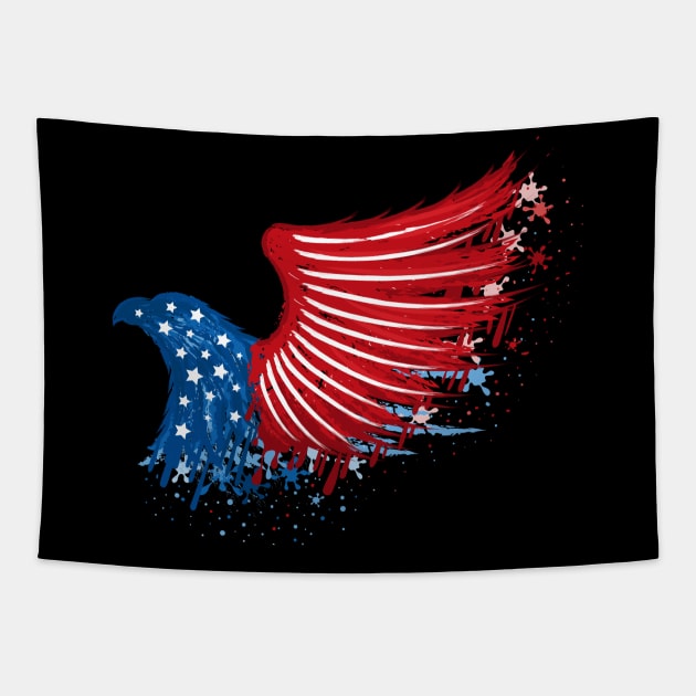 American Eagle Tapestry by Aine Creative Designs