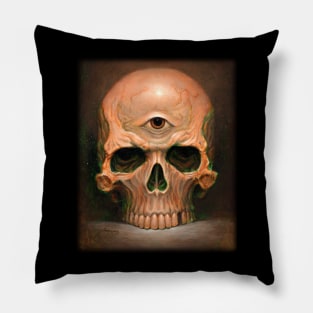 The All Seeing Skull Pillow