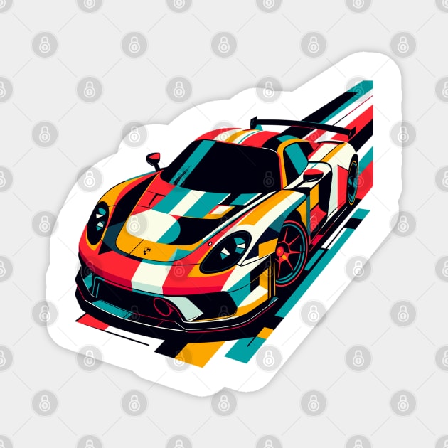 Porsche Carrera GT Magnet by Vehicles-Art