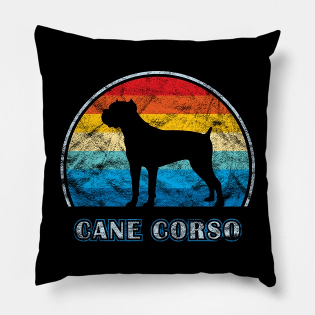 Cane Corso Vintage Design Dog Pillow by millersye