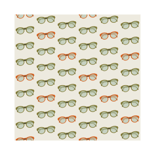 Pattern with plastic colorful eyeglasses T-Shirt