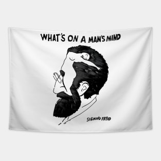 Sigmund Freud - What's On a Man's Mind Tapestry