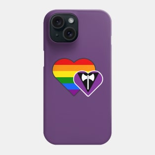 Lesbian Double Heart Phone Case