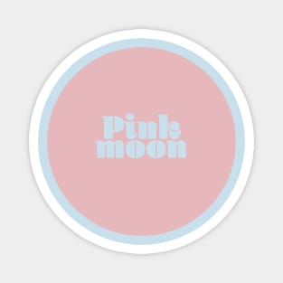 Pink moon Magnet