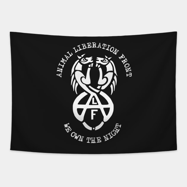 Animal Liberation Front Tapestry by ChatNoir01