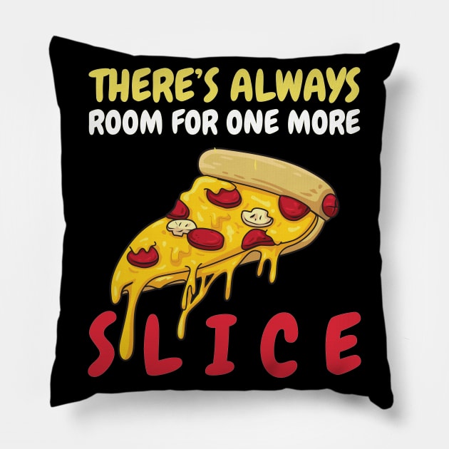 There's Always Room For One More Slice Pillow by OffTheDome