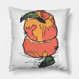 Peaches on top Pillow