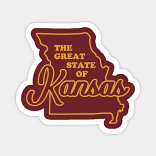 The Great State Of Kansas Magnet