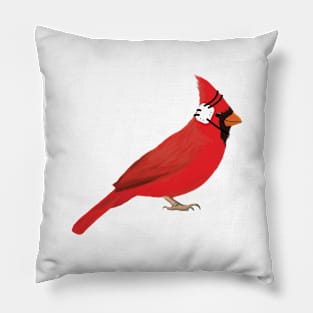 Wrestling Cardinal Pillow