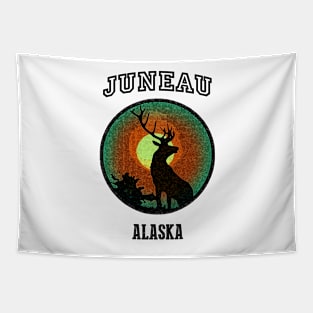 One More Time In Juneau Tapestry