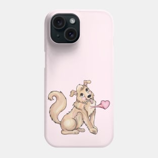 Flutter Heart Pup Phone Case