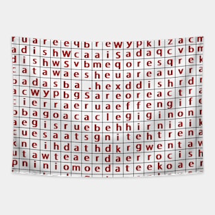 Letter field Tapestry