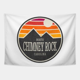 Visiting NC Mountain Cities Chimney Rock, NC Sunset Tapestry