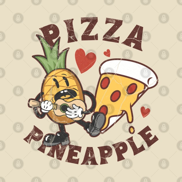 Pineapple Loves Pizza by daisyblue