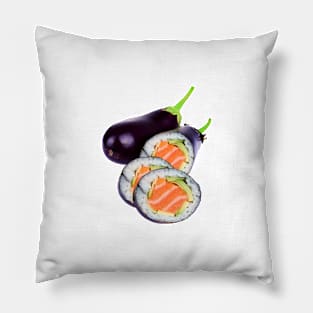 Eggplant sushi Pillow