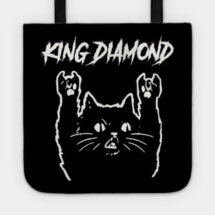 king diamond metal cat Tote