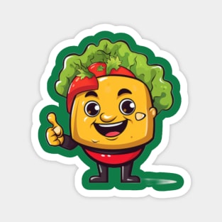 kawaii Taco T-Shirt cute potatofood funny Magnet