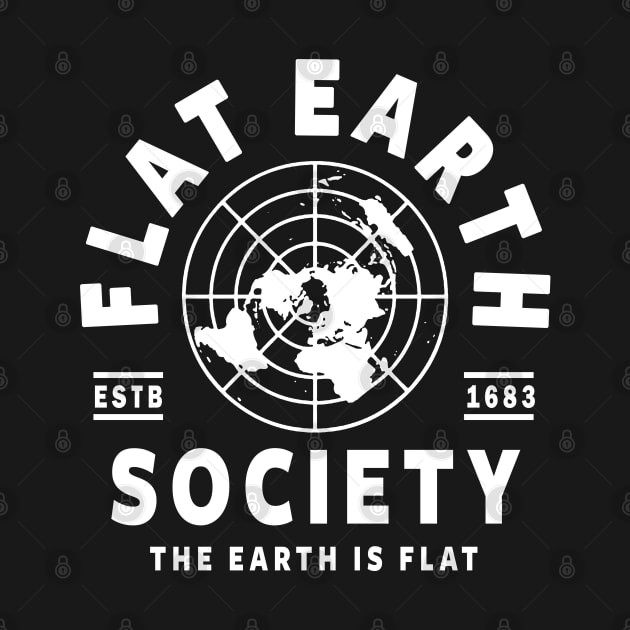 FLAT EARTH SHIRT, FLAT EARTH SOCIETY T-SHIRT, FLAT EARTHER by ShirtFace