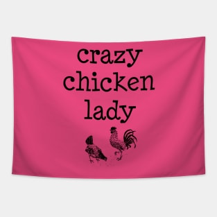 Crazy Chicken Lady 2 Tapestry