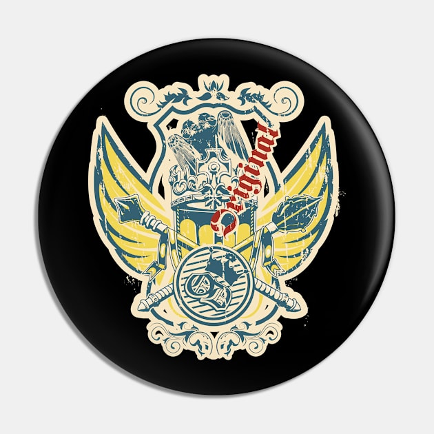 Yellow Wings Pin by peace and love