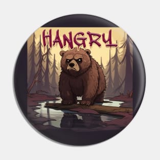 Hangry Bear Pin