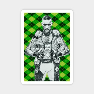 Double Champ Green Pattern Magnet