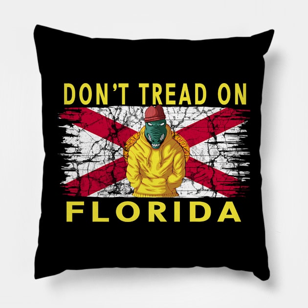 Dont tread on florida Pillow by JayD World