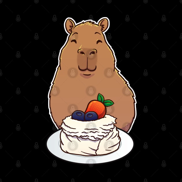 Capybara Pavlova Dessert by capydays