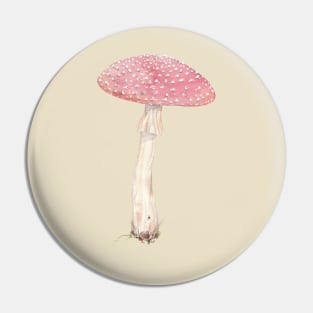 Amanita muacaria (fly Agaric mushroom) Pin